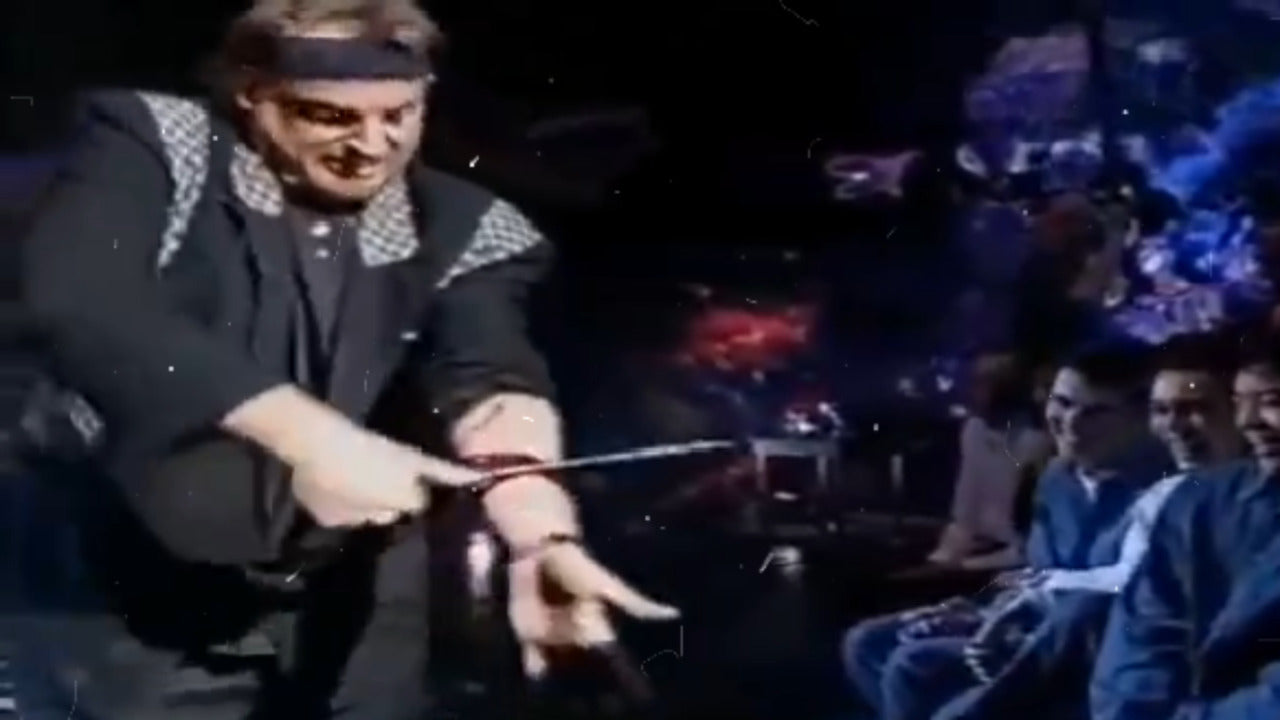 Amazing Johnathan’s Knife Through Arm