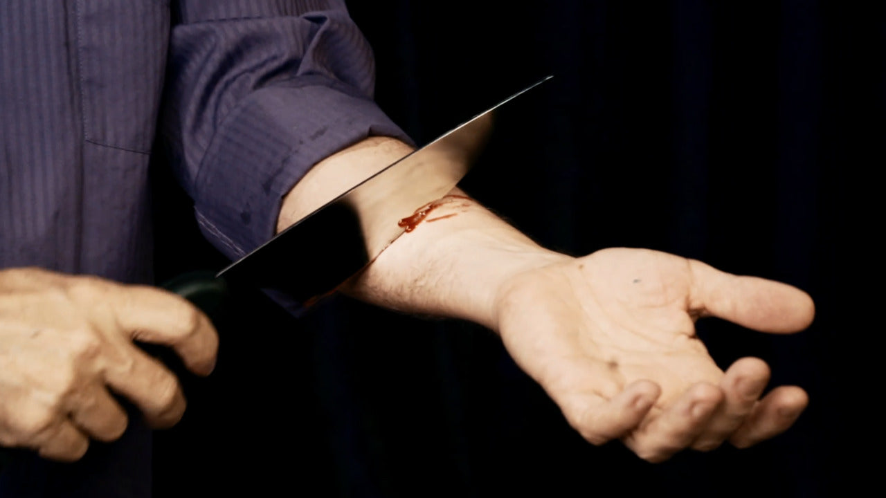 Amazing Johnathan’s Knife Through Arm
