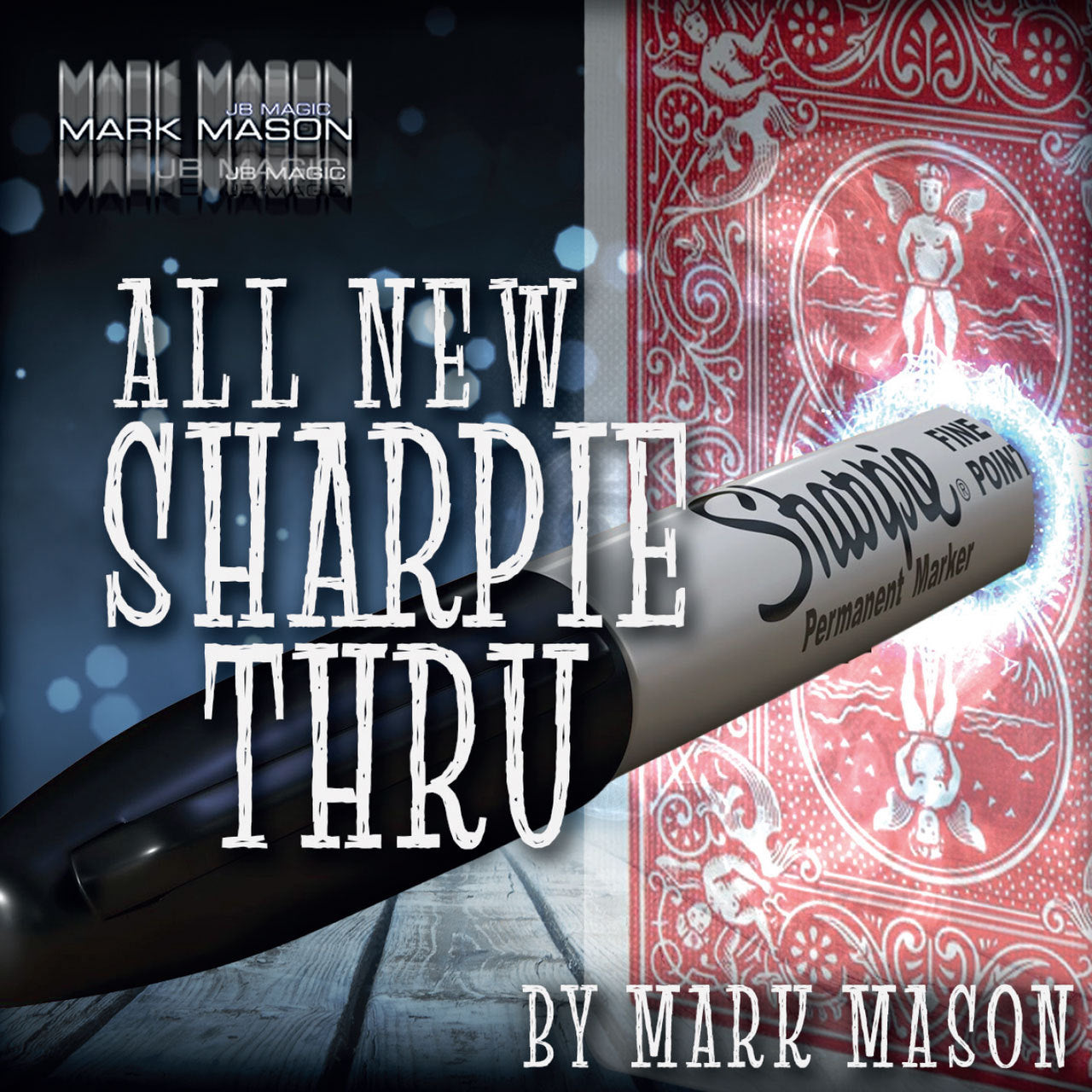 All New Sharpie Thru by Mark Mason (RED)