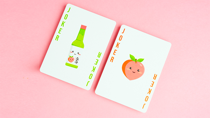 Peach SOJU Playing Cards