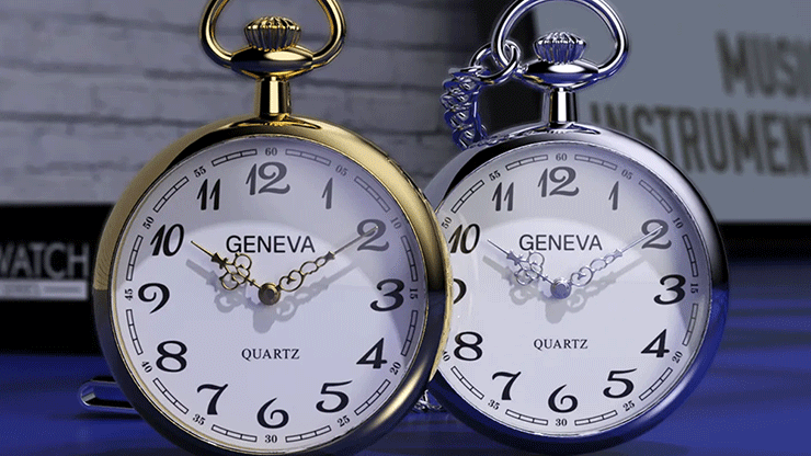 Pocket Watch (Gold) by Iarvel Magic