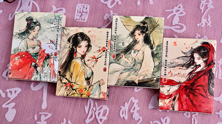 Four Beauties (WangZhaojun) Playing Cards