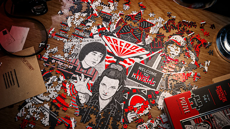 Stranger Things Jigsaw Puzzle by theory11