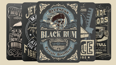 Black Rum Playing Cards