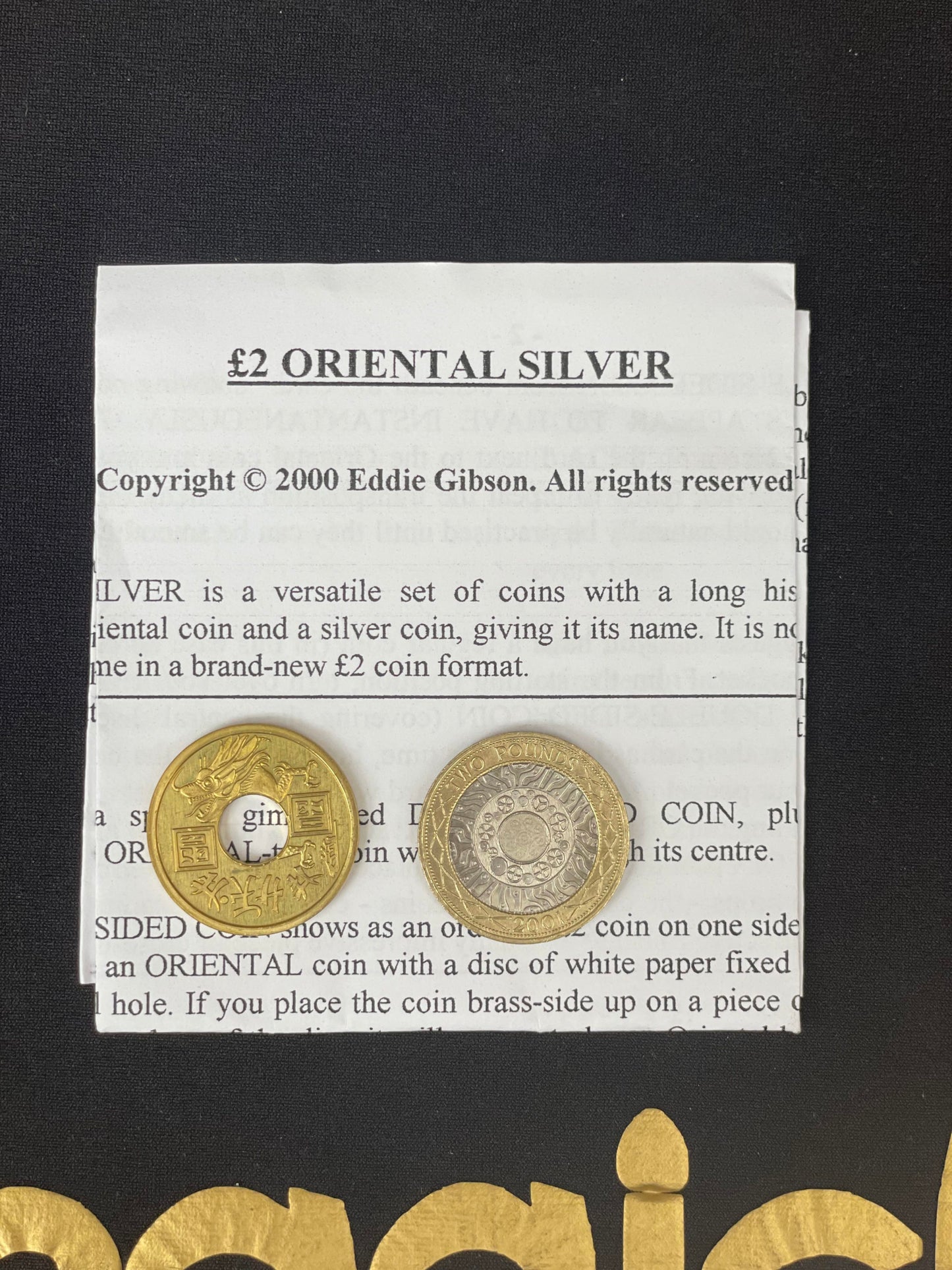 2 £ Orientalisches Silber von Eddie Gibson