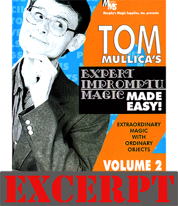 The Indian Bean Mystery - Video Download (Excerpt of Mullica Expert Impromptu Magic Made Easy Tom Mullica- #2, DVD)
