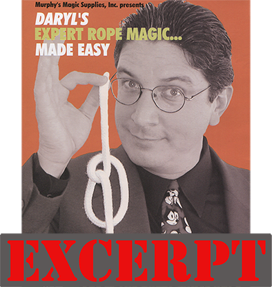 Daryl's Rope Routine (excerpt from Expert Rope Magic Made Easy Vol 3) - Video Download