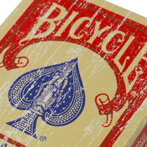 Faded Rider Back Red Bicycle Deck- Limited-0