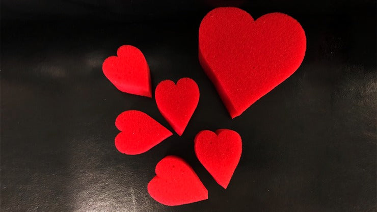 Sponge Heart Set, Red by Goshman