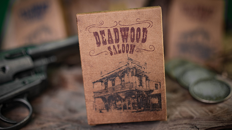 Deadwood (Red) Playing Cards by Matthew Wright and Mark Bennett