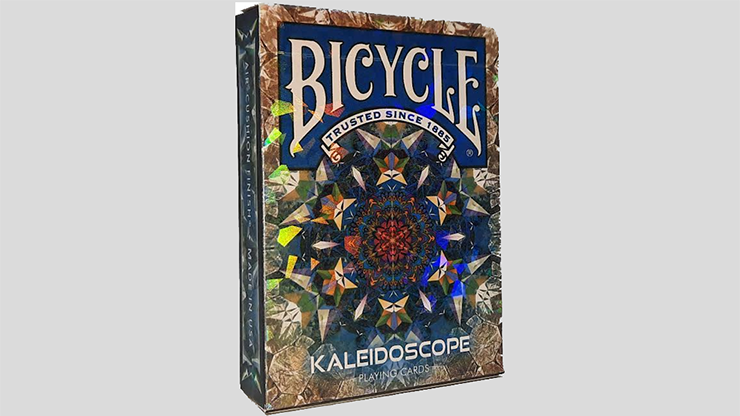 Bicycle Kaleidoscope Blue Playing Cards