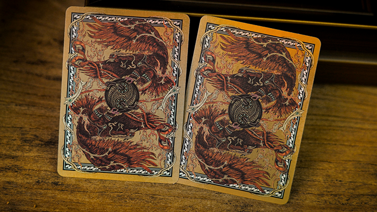 Vermilion Bird Luxury Frame by Ark Playing Cards