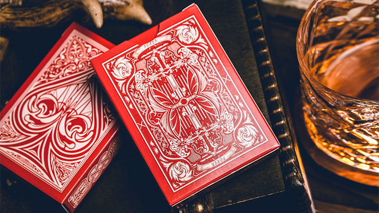 Sanctuary (Red) Playing Cards