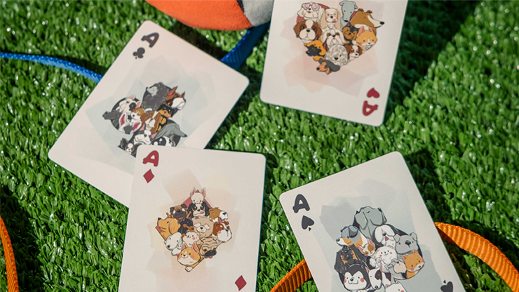 Bicycle Playful Dog Playing Cards