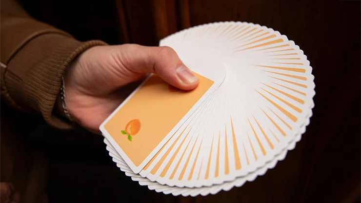 Peach Playing Cards by OPC