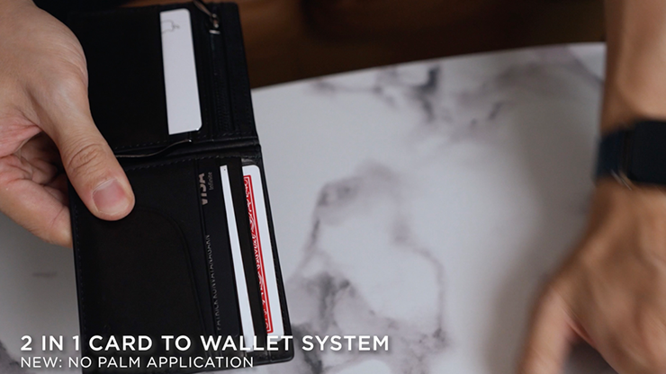 Modern Card to Wallet Insta (Black) by Quiver