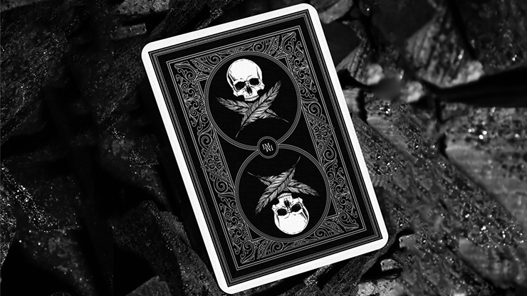 Feather & Bone: The Chrome Hearts (Foil) Playing Cards by Joel Meyers