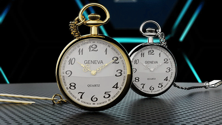 Pocket Watch (Gold) by Iarvel Magic