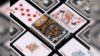 GUAN DAM -Warriors of the Three Kingdoms (Black) Playing Cards by YOKAGAME