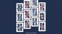 Warriors Of Three Kingdoms (Blue) Playing Cards by YOKAGAME