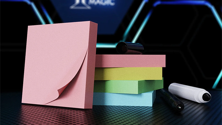 The Iarvel Magic Post-It Pad (Red) by Iarvel Magic