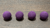 Shining Crochet Balls (Dark Purple) by JT Magic