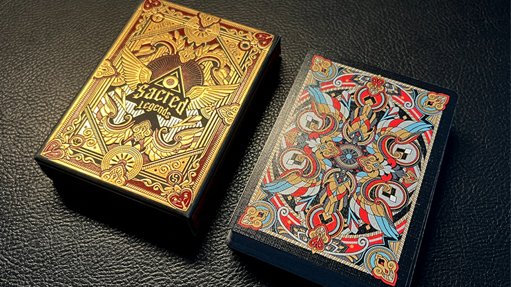Sacred Legends Black Edition Playing Cards by HypieLab