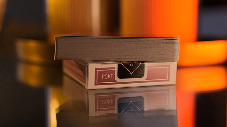 Bicycle Metallic Ruby Playing Cards