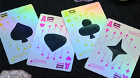 Moon (White Holo) Playing Cards