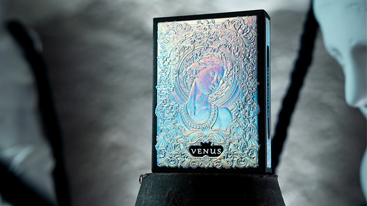 Venus Platinum (Black) Playing Cards by TCC Fashion
