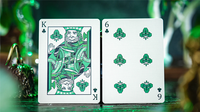 Emerald Green Morpho Playing Cards by TCC Fashion