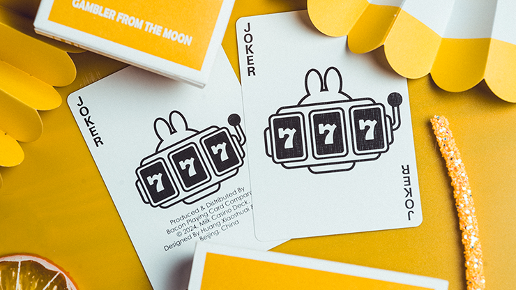 Gilded Milk Casino Deck (Gold) by Bacon Playing Card Company