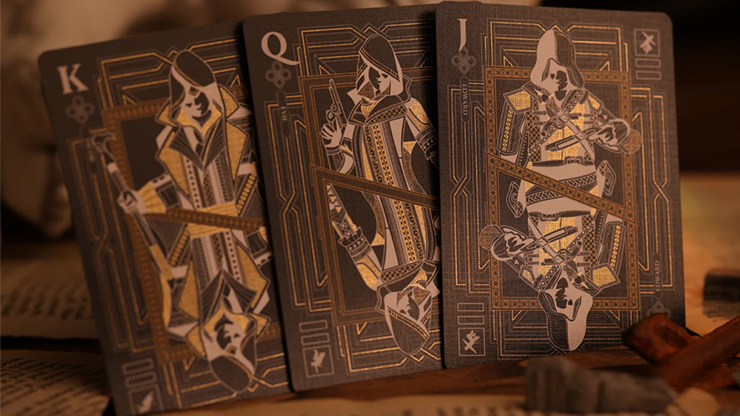 Assassin's Creed Legacy Version 2 Onyx (Hidden Blade) Playing Cards
