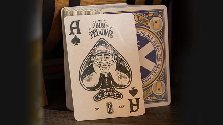 Odd Fellow Brother McPint Poker Playing Cards by Stockholm17