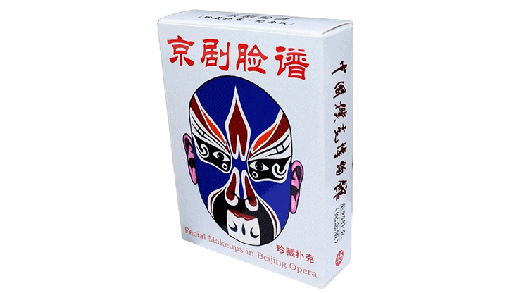Facial Makeups in Beijing Opera Playing Cards