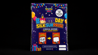 Birthday Silk Surprise REFILL (10 Silks) by PlayTime Magic DEFMA (Orange)