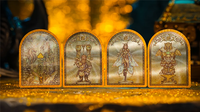 Portal Walnut Boxset Playing Cards by Ark Playing Cards