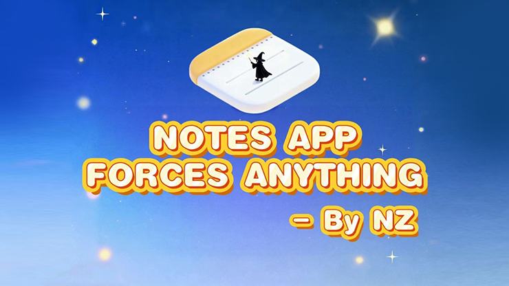 Notes App Forces Anything by Richard Zeng & Bacon Magic