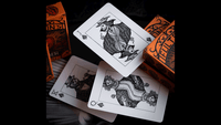 OCTOBER V2 PUMPKIN ORANGE PLAYING CARDS