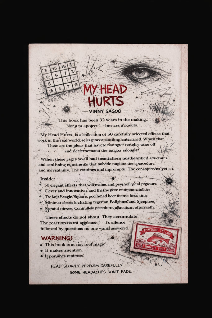 My Head Hurts by Vinny Sagoo - Book