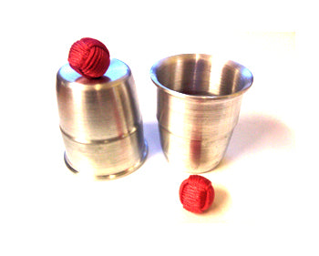 Mini Aluminium Cups and Balls Set-0