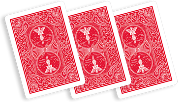 Bicycle Playing Cards 809 Mandolin Red by USPCC
