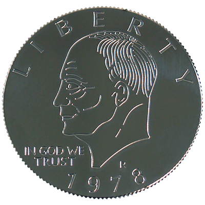 Eisenhower Palming Coin (Dollar Sized)by You Want it We Got it - Trick