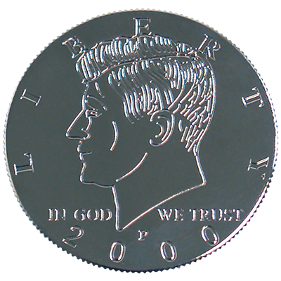 Kennedy Palming Coin (Half Dollar Sized) by You Want It We Got It - Trick