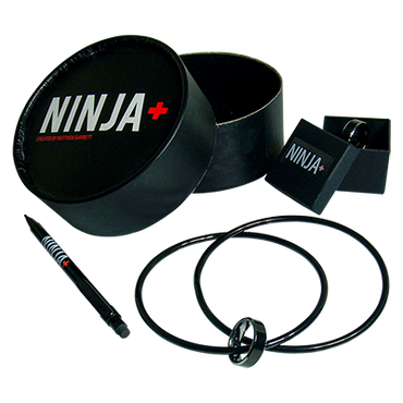 Ninja+ Deluxe BLACK (Gimmicks & DVD) by Matthew Garrett - Trick