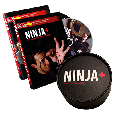 Ninja+ Deluxe BLACK (Gimmicks & DVD) by Matthew Garrett - Trick