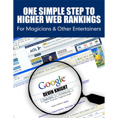 One Simple Step To Higher Web Rankings For Magicians by Devin Knight - ebook
