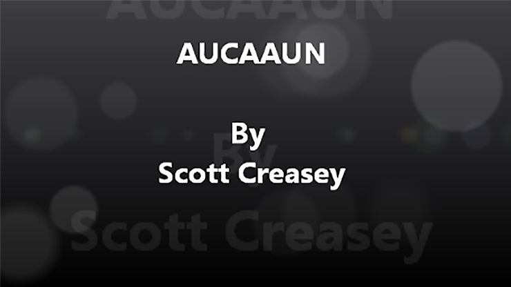 AUCAAUN - Any Unknown Card at Any Unknown Number - Video Download by Scott Creasey