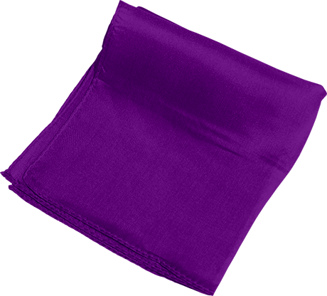 Silk 6 inch (Violet) Magic by Gosh - Trick