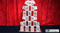 Card Castle with Six Card Repeat by Mr. Magic - Trick
